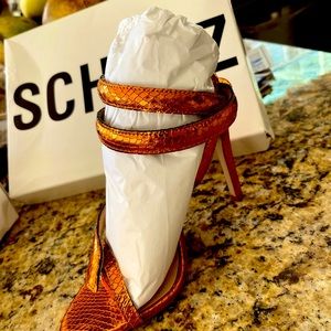 SCHUTZ Courtney High Leather Sandals